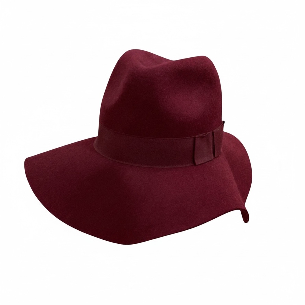 Old Navy Burgundy Wide Brim Floppy Fedora Hat L-XL